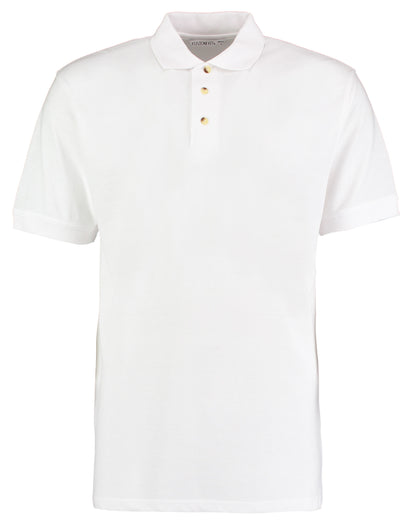 Kustom Kit Mens Workwear Superwash Polo KK400 - White - Customisable Polos