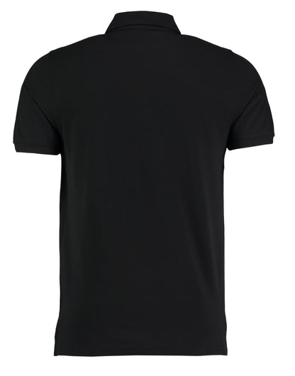 Kustom Kit Mens Heavy Superwash Polo KK408 - Black - Customisable Polos
