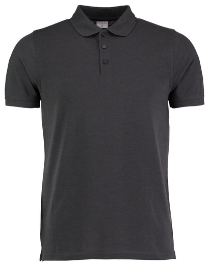 Kustom Kit Mens Heavy Superwash Polo KK408 - Graphite - Customisable Polos