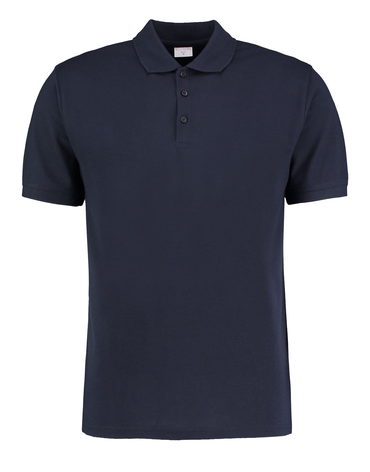 Kustom Kit Mens Slim Superwash Polo KK413 - Navy - Customisable Polos