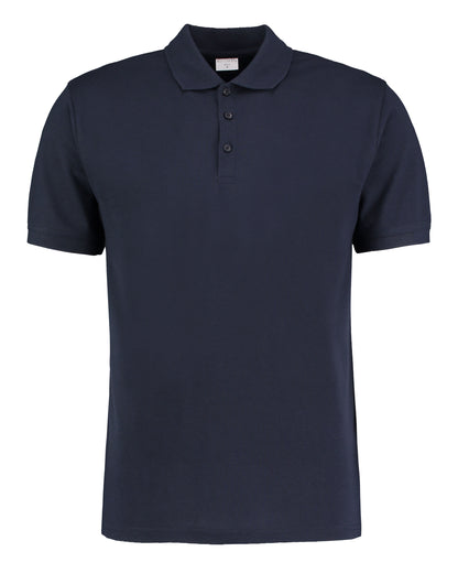 Kustom Kit Mens Slim Superwash Polo KK413 - Navy - Customisable Polos