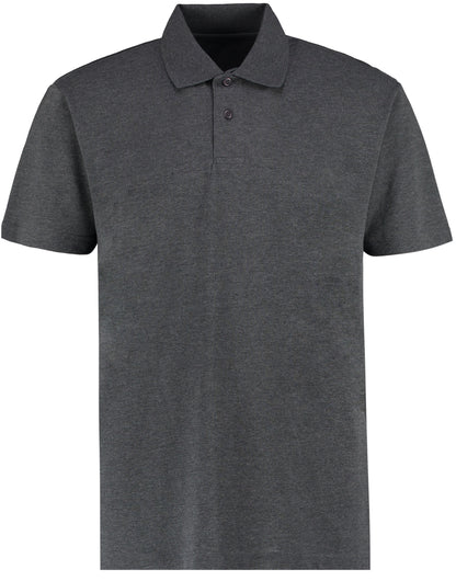 Kustom Kit Men RegularFit Workforce Polo KK422 - Dark Grey Marl - Customisable Polos