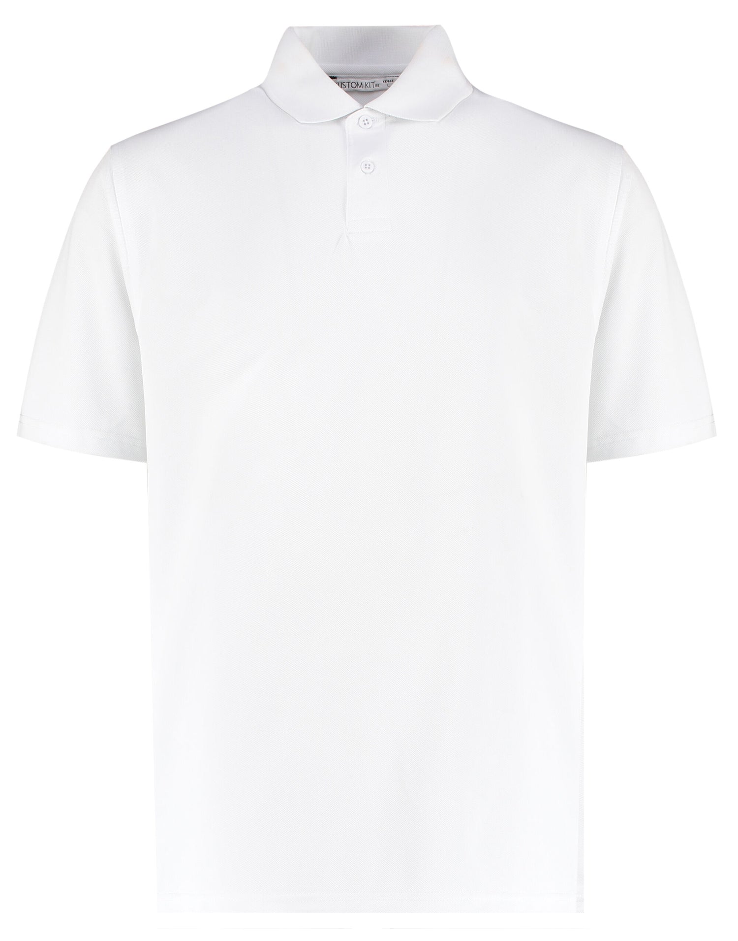 Kustom Kit Mens Cooltex Plus Pique Polo KK444 - White - Customisable Polos
