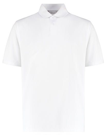 Kustom Kit Mens Cooltex Plus Pique Polo KK444 - White - Customisable Polos