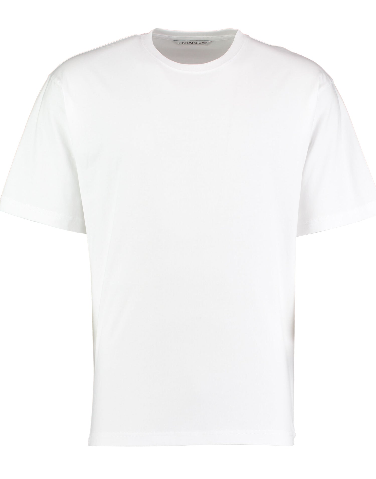 Kustom Kit Mens Classic Fit Hunky Tee KK500 - White - Customisable T-Shirts