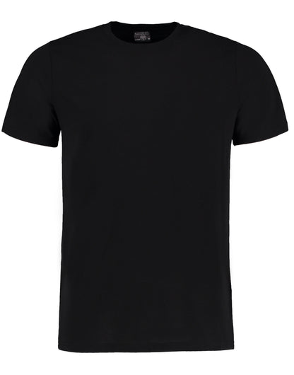Kustom Kit Mens Fashion Superwash Tee KK504 - Black - Customisable T-Shirts