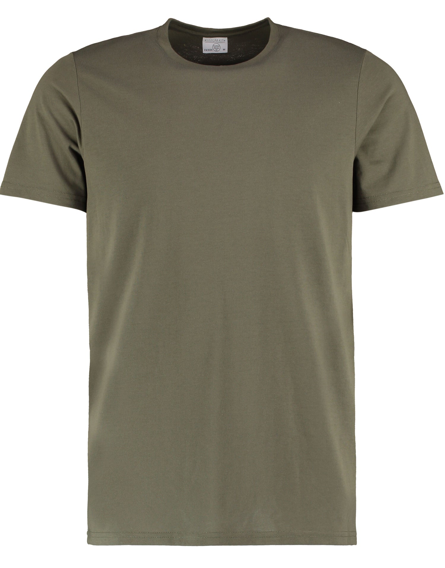 Kustom Kit Mens Fashion Superwash Tee KK504 - Khaki - Customisable T-Shirts