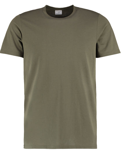 Kustom Kit Mens Fashion Superwash Tee KK504 - Khaki - Customisable T-Shirts