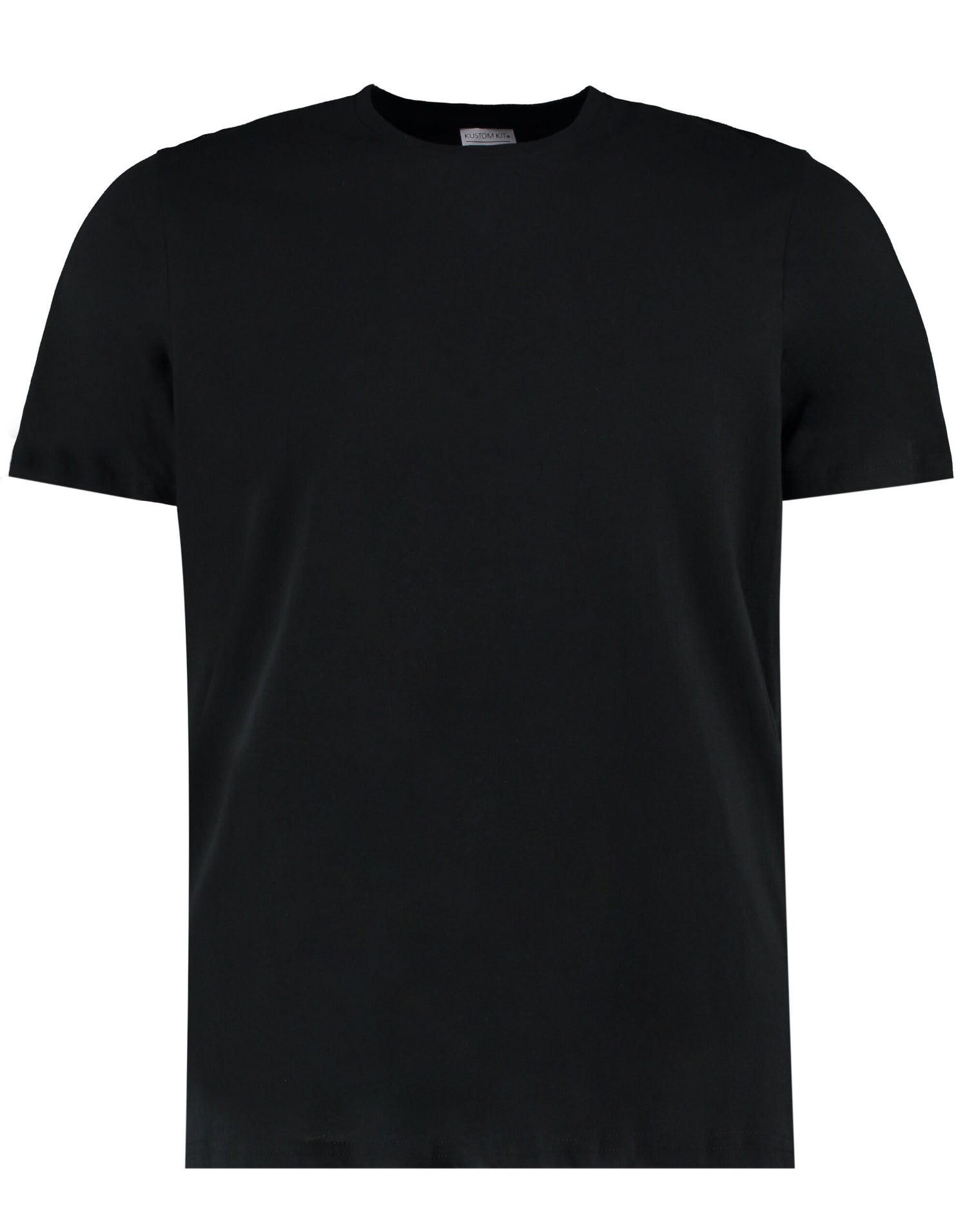 Kustom Kit Mens Fashion Fit Cotton Tee KK507 - Black - Customisable T-Shirts