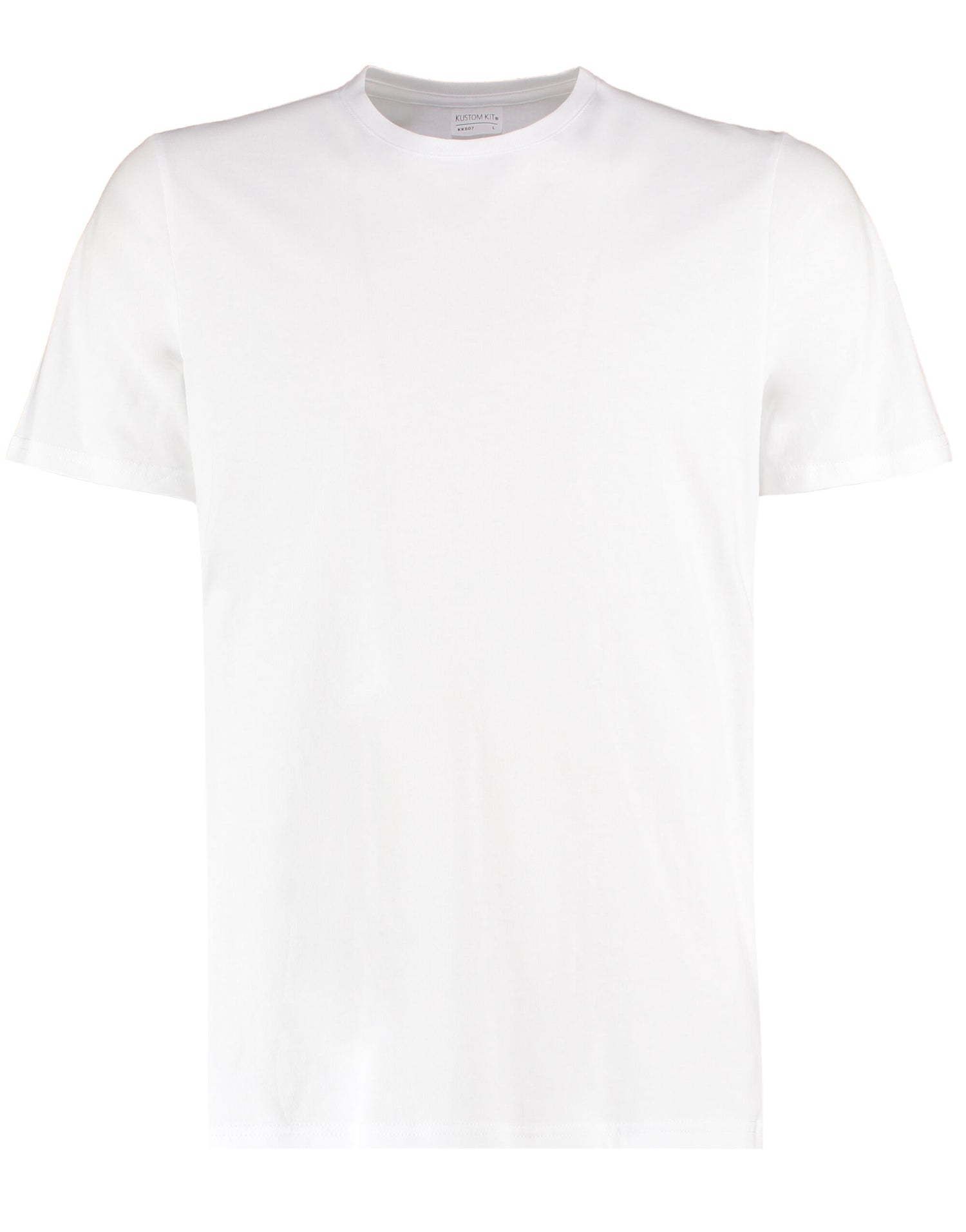 Kustom Kit Mens Fashion Fit Cotton Tee KK507 - White - Customisable T-Shirts