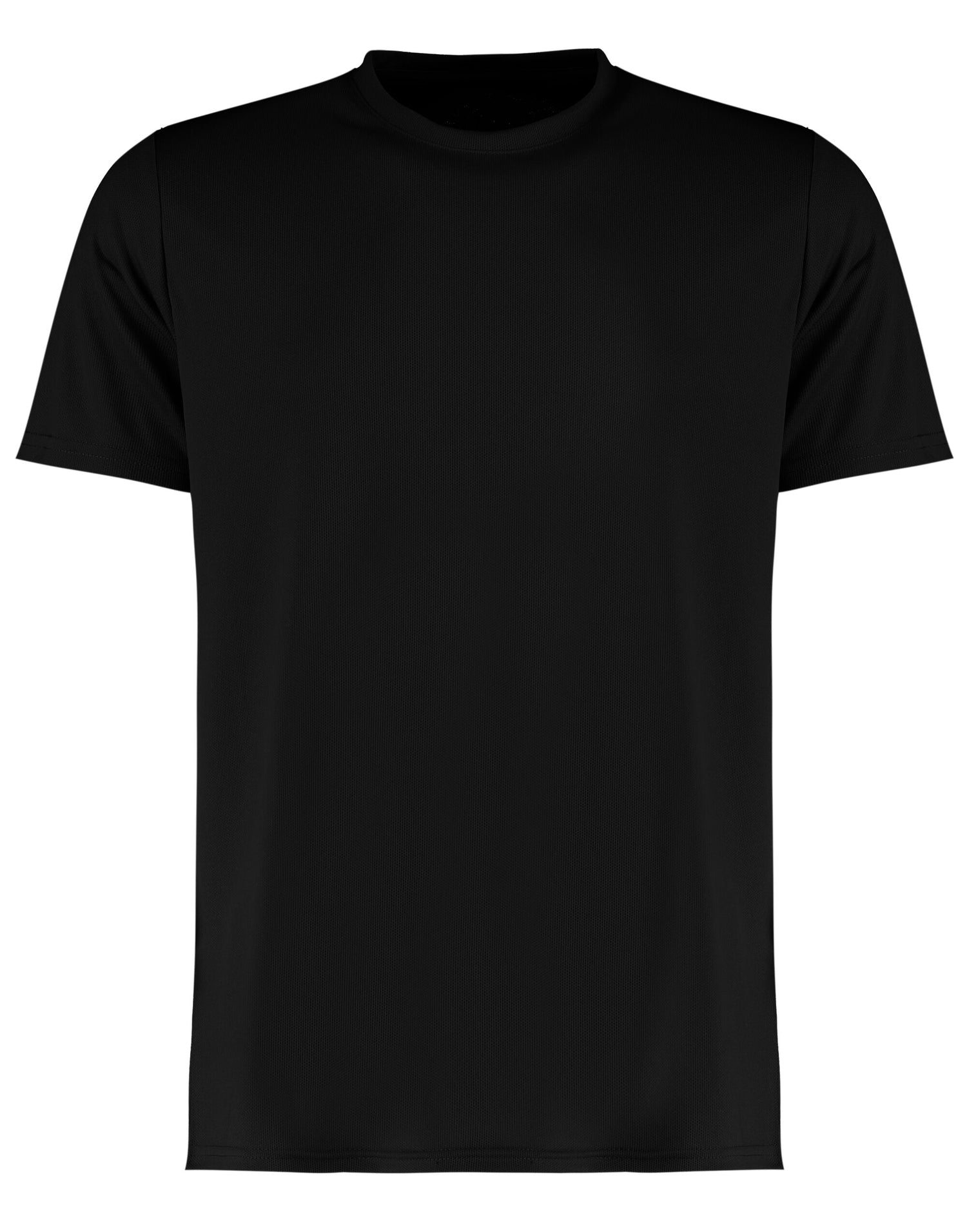 Kustom Kit Mens Cooltex Micro Mesh Tee KK555 - Black - Customisable T-Shirts