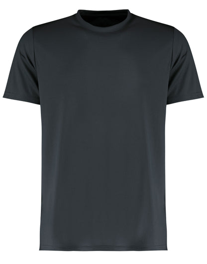 Kustom Kit Mens Cooltex Micro Mesh Tee KK555 - Graphite - Customisable T-Shirts