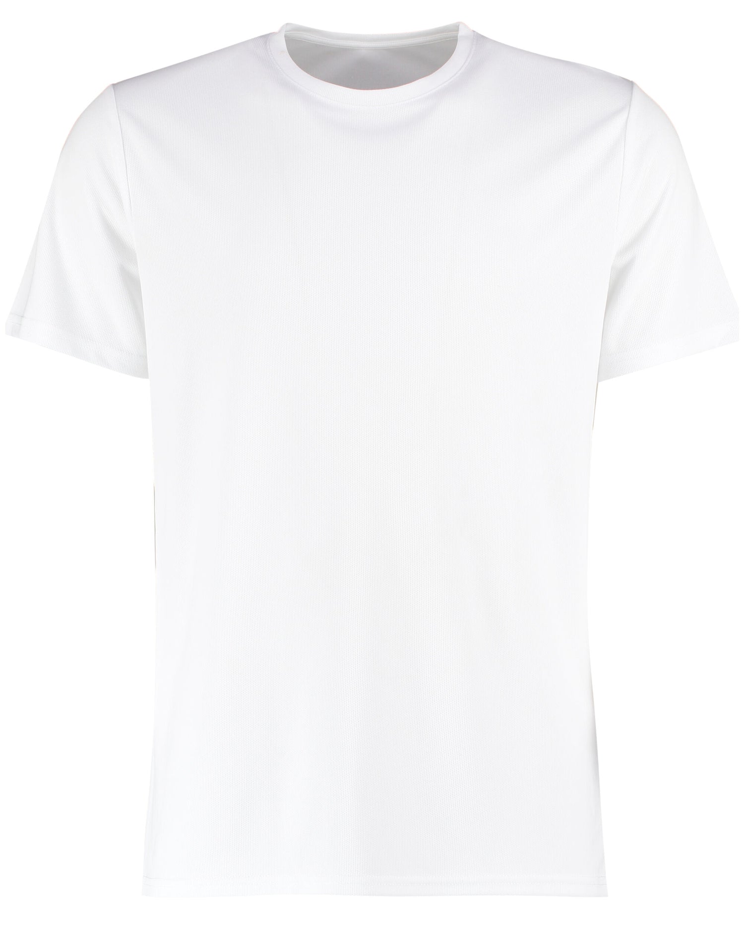 Kustom Kit Mens Cooltex Micro Mesh Tee KK555 - White - Customisable T-Shirts