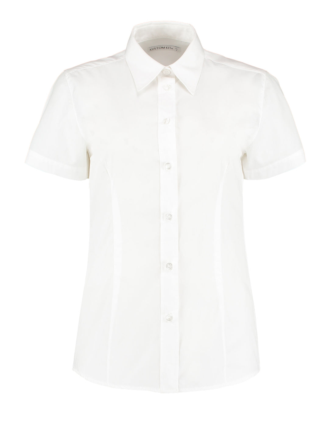 Kustom Kit Lady Clasic S Workforce Shirt KK728 - White - Customisable Shirts