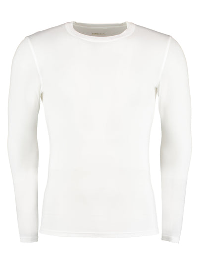 Kustom Kit Mens Warmtex LS Baselayer kk979 - White - Customisable Sportswear