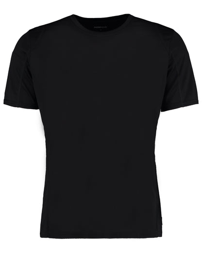 Kustom Kit Mens Cooltex Contrast Tee KK991 - Black Black - Customisable Sportswear