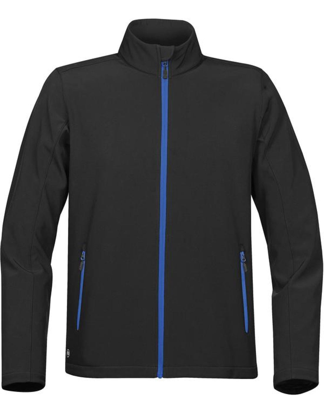 Stormtech Mens Orbiter Softshell 1 - Black Azure Blue - Customisable Jacket
