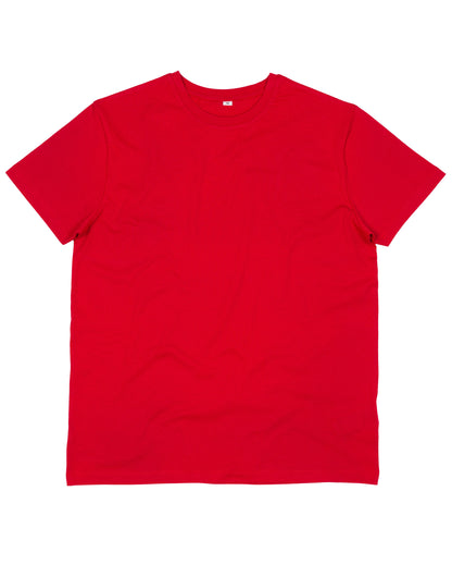 Mantis Mens EShort Sleeveential Organic T M01 - Red - Customisable T-Shirts