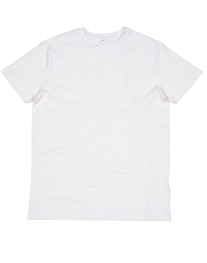 Mantis Mens EShort Sleeveential Organic T M01 - White - Customisable T-Shirts