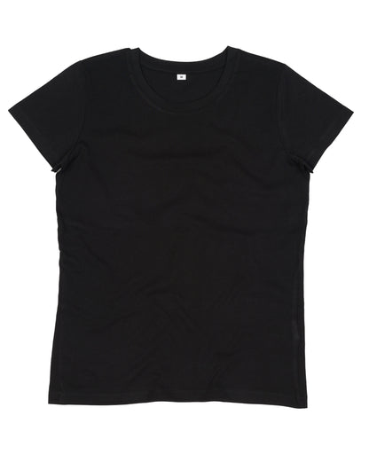 Mantis Womens EShort Sleeveential Organic T M02 - Black - Customisable T-Shirts
