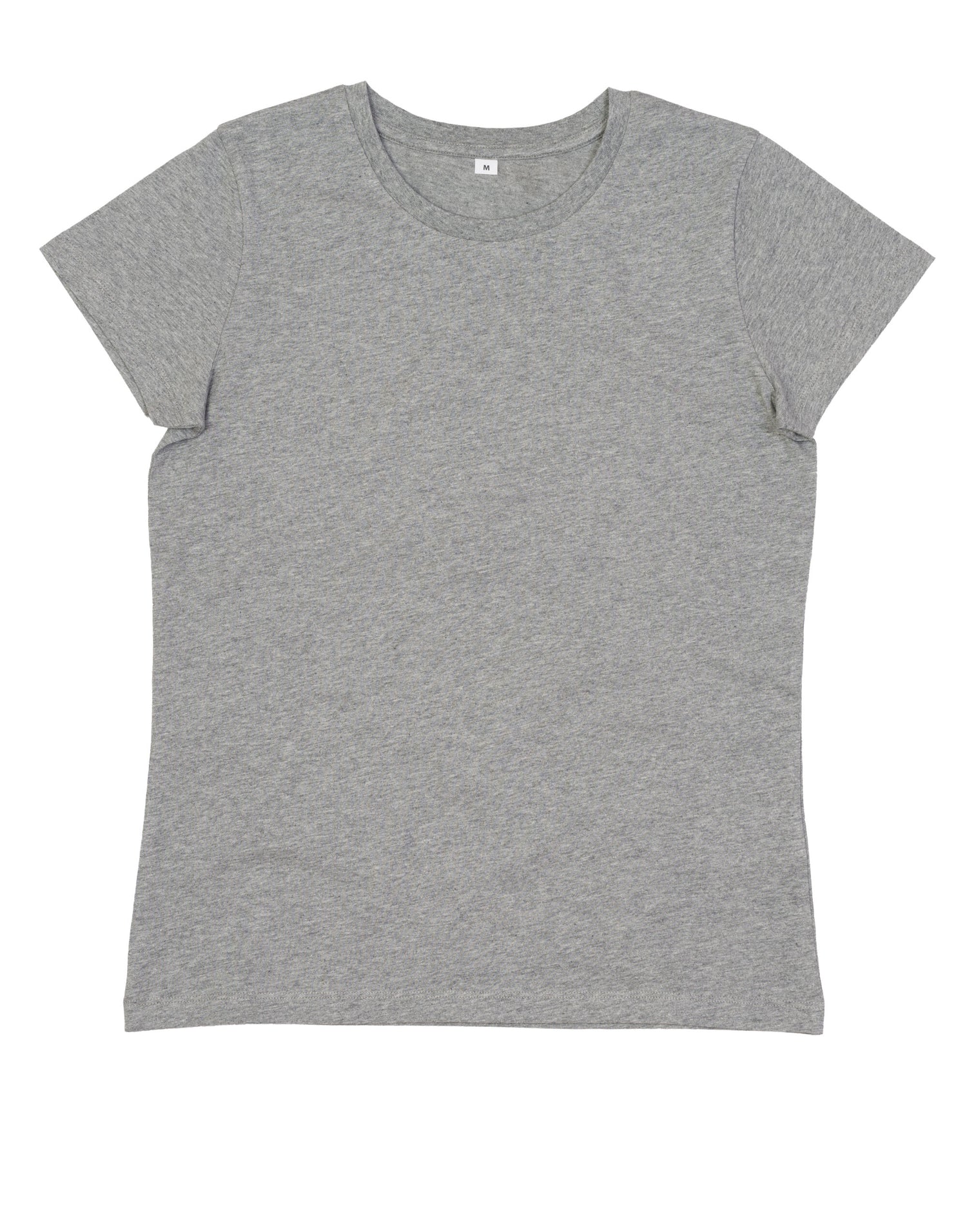 Mantis Womens EShort Sleeveential Organic T M02 - Heather Grey Melange - Customisable T-Shirts
