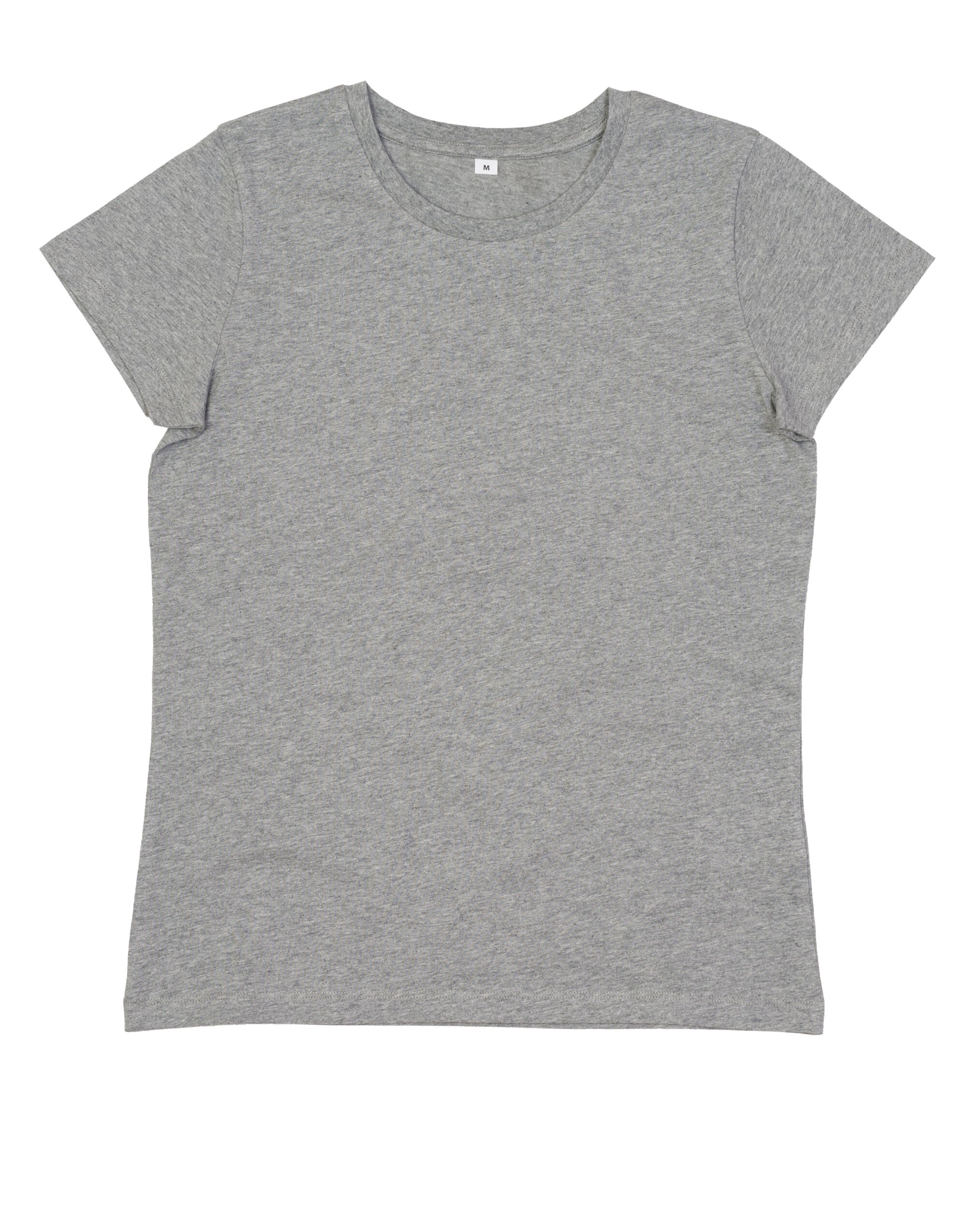 Mantis Womens EShort Sleeveential Organic T M02 - Heather Grey Melange - Customisable T-Shirts