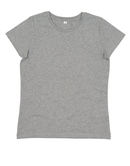 Mantis Womens EShort Sleeveential Organic T M02 - Heather Grey Melange - Customisable T-Shirts