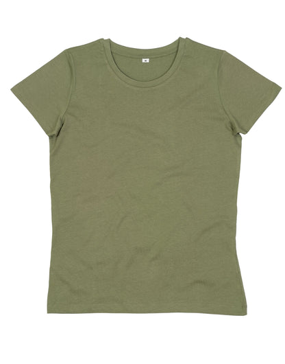 Mantis Womens EShort Sleeveential Organic T M02 - Soft Olive - Customisable T-Shirts