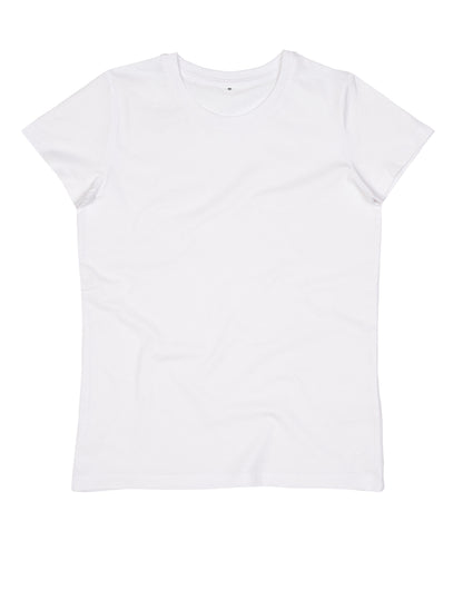 Mantis Womens EShort Sleeveential Organic T M02 - White - Customisable T-Shirts