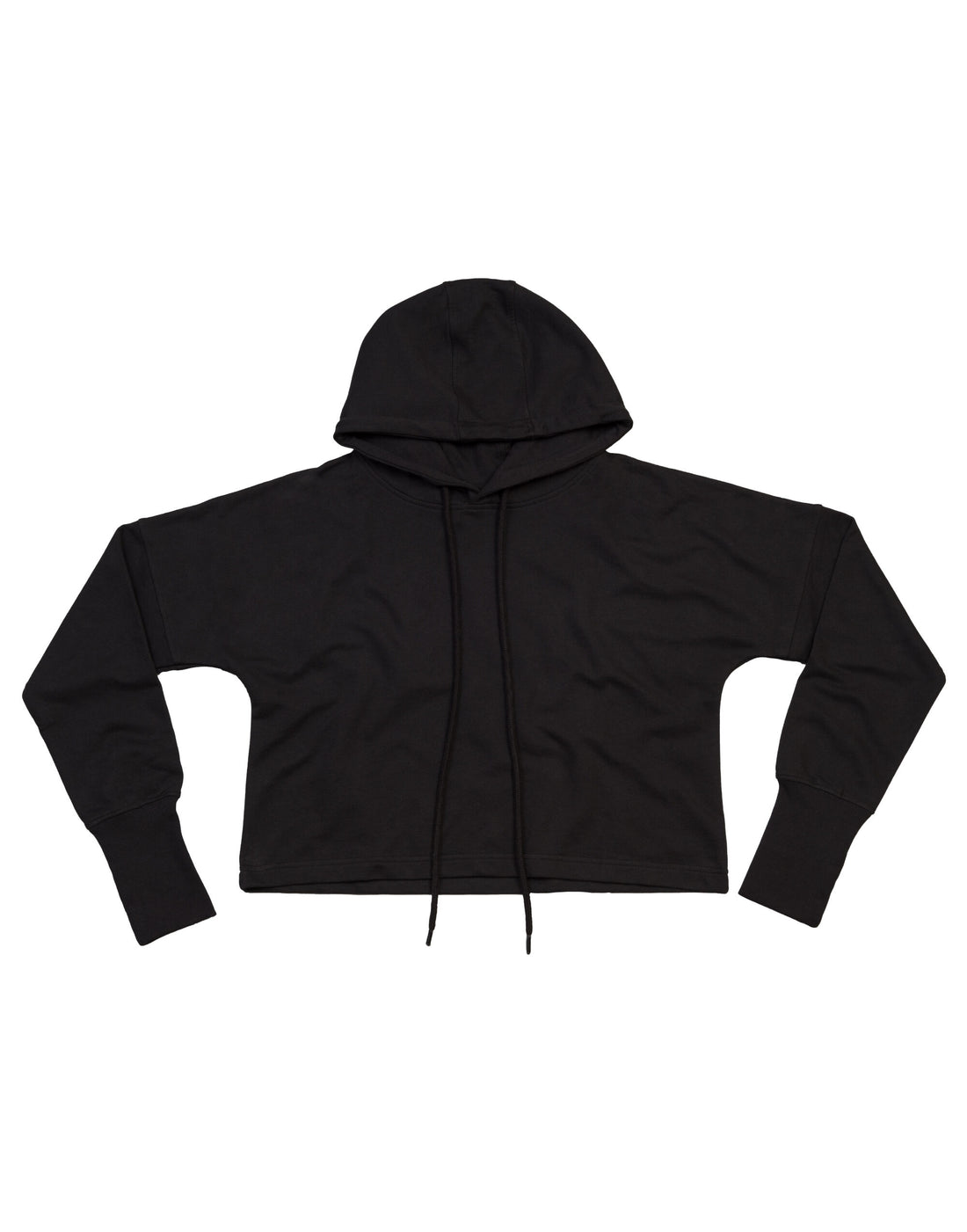 Mantis Womens Cropped Hoodie M140 - Black - Customisable Hoodies