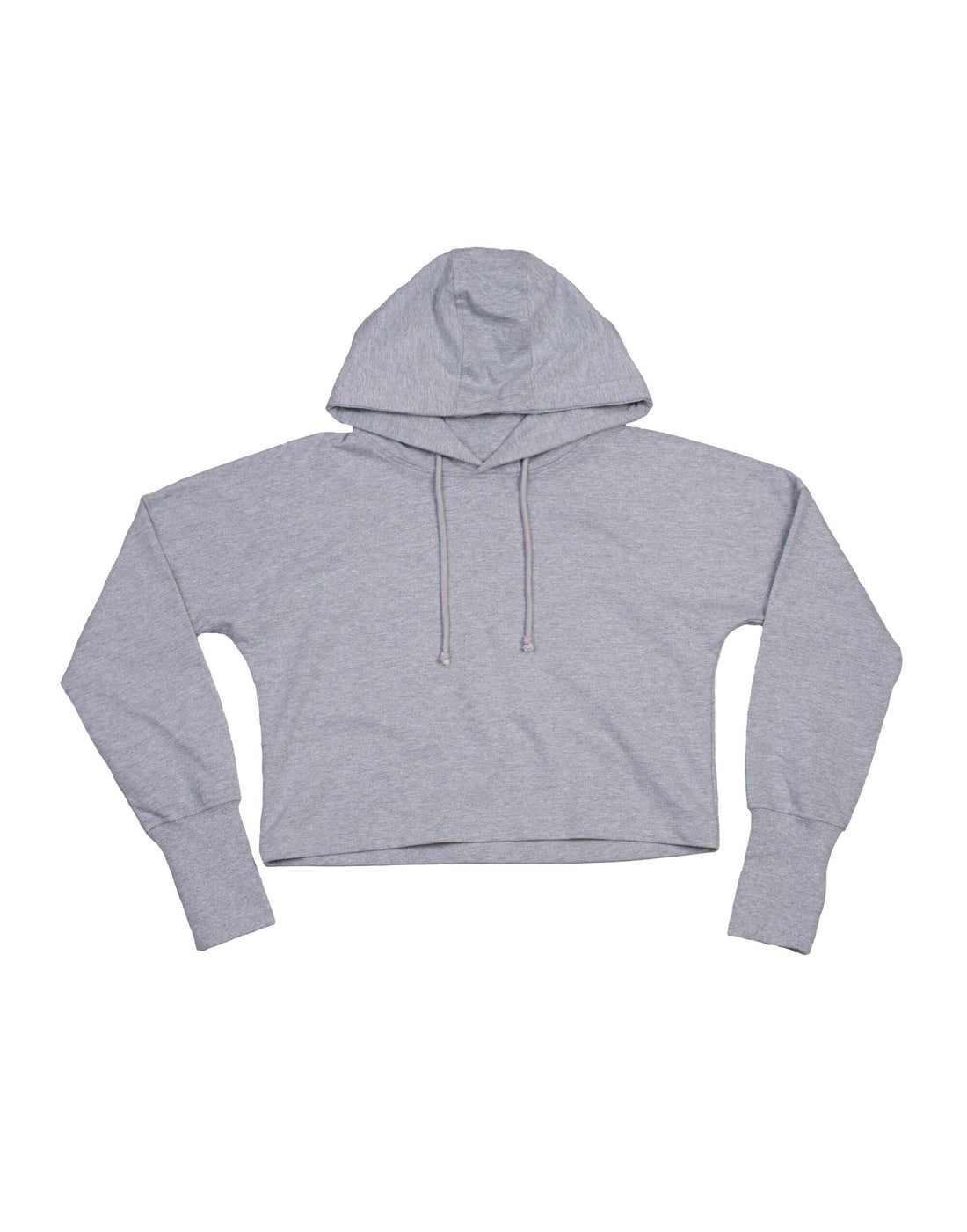 Mantis Womens Cropped Hoodie M140 - Heather Grey Melange - Customisable Hoodies