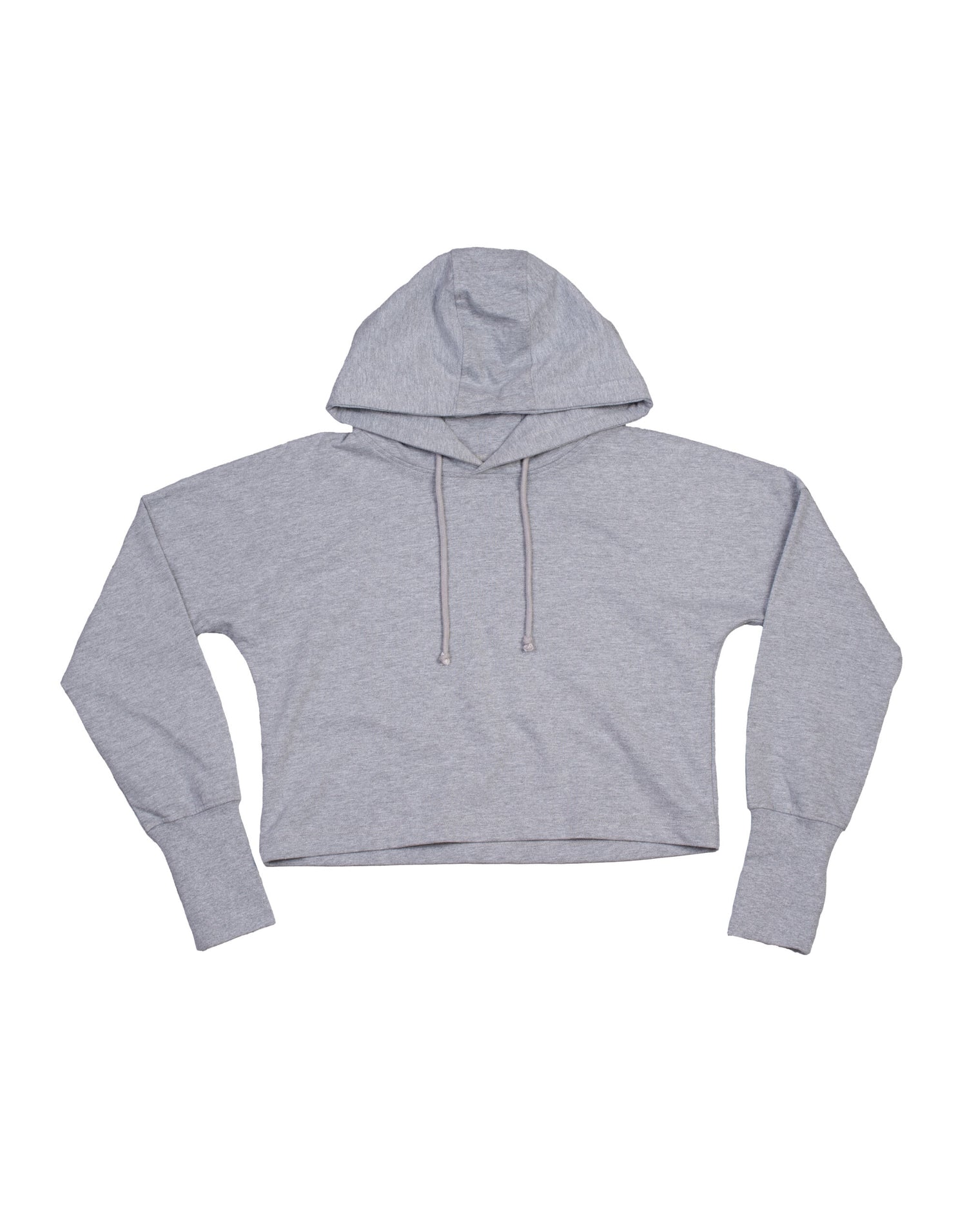 Mantis Womens Cropped Hoodie M140 - Heather Grey Melange - Customisable Hoodies