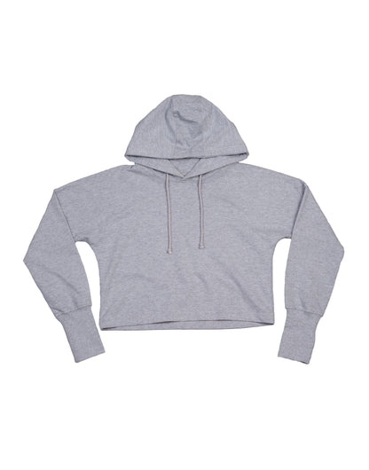 Mantis Womens Cropped Hoodie M140 - Heather Grey Melange - Customisable Hoodies