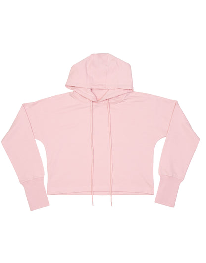 Mantis Womens Cropped Hoodie M140 - Soft Pink - Customisable Hoodies