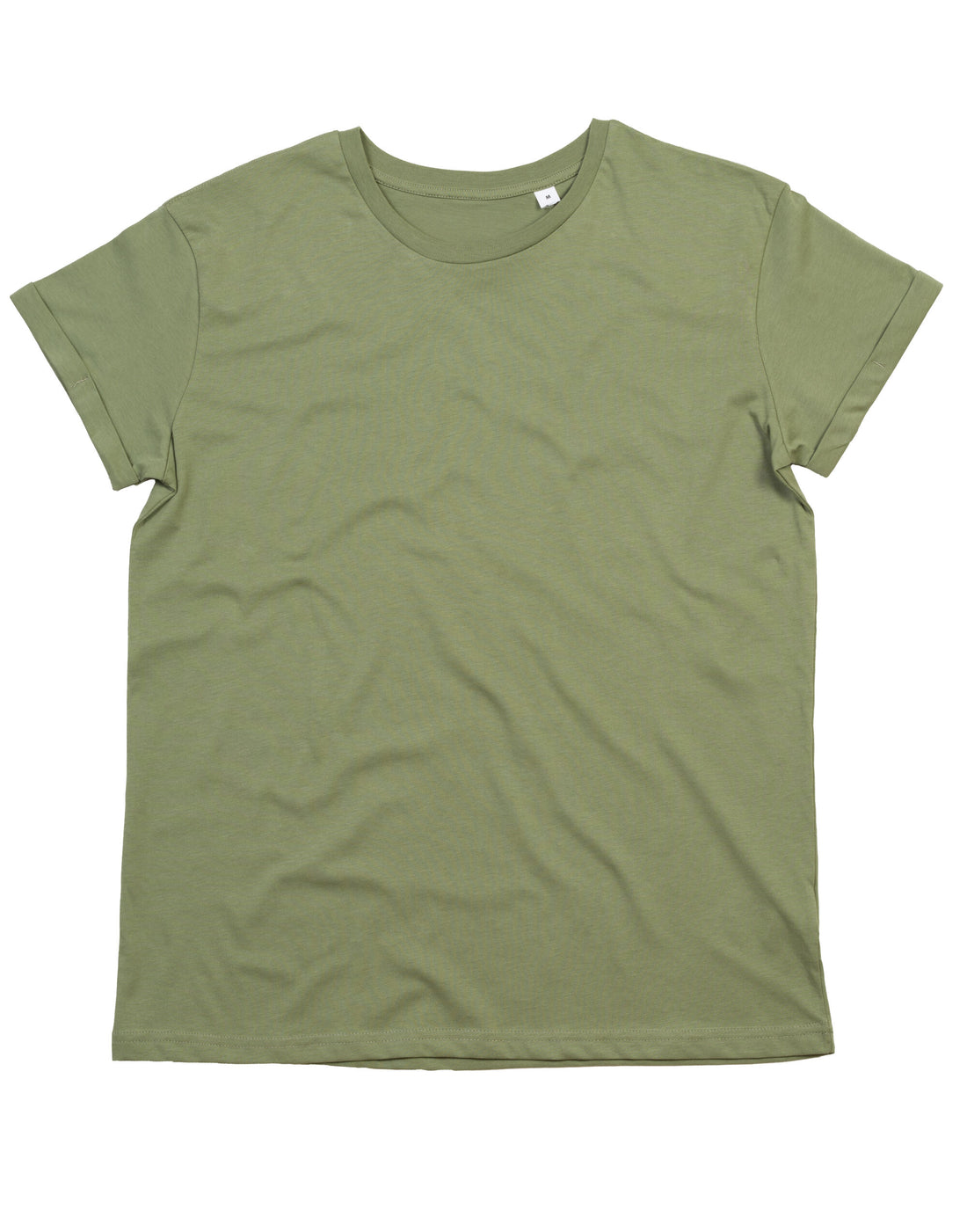 Mantis Mens Roll Sleeve T M80 - Soft Olive - Customisable T-Shirts