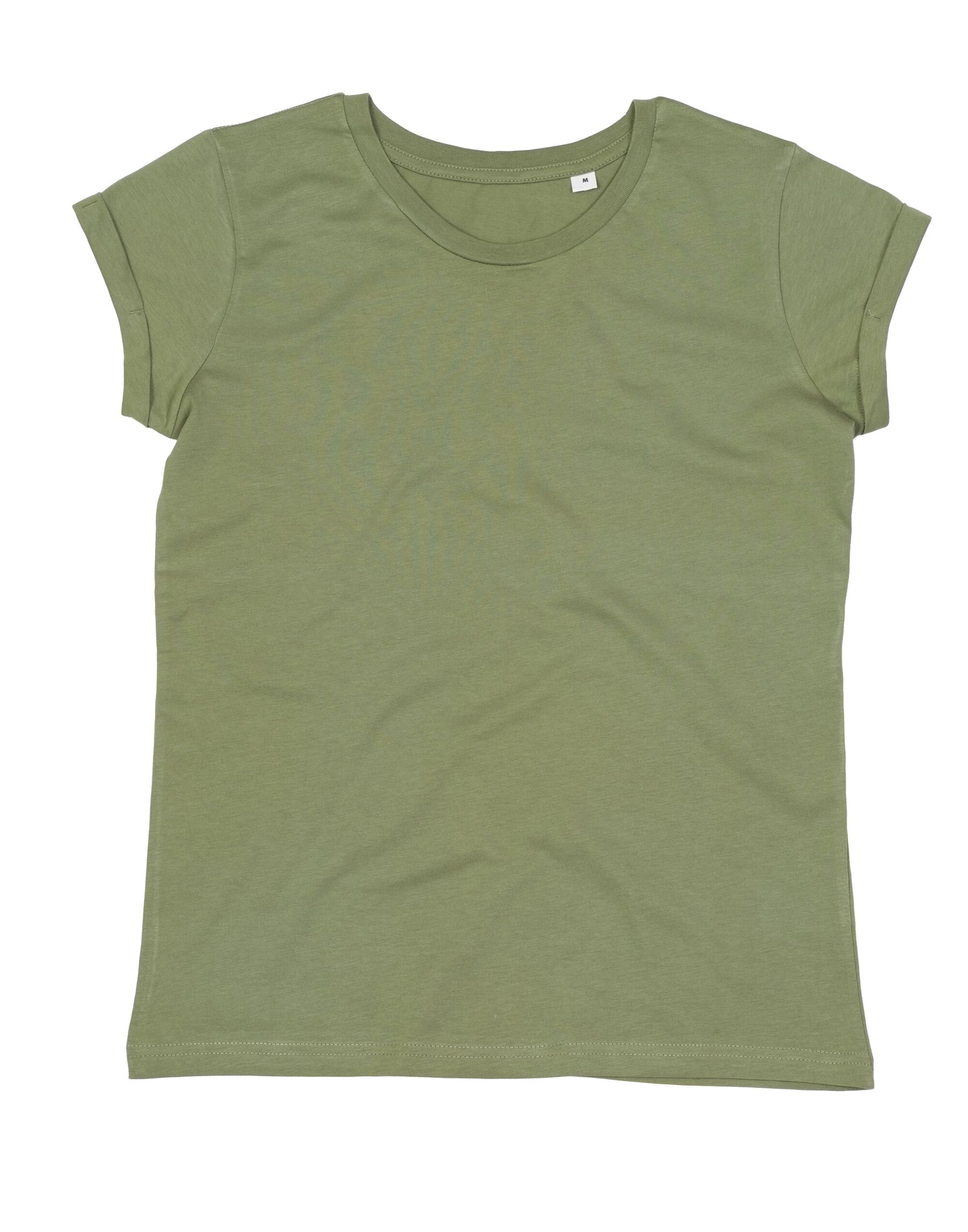 Mantis Womens Roll Sleeve T M81 - Soft Olive - Customisable T-Shirts