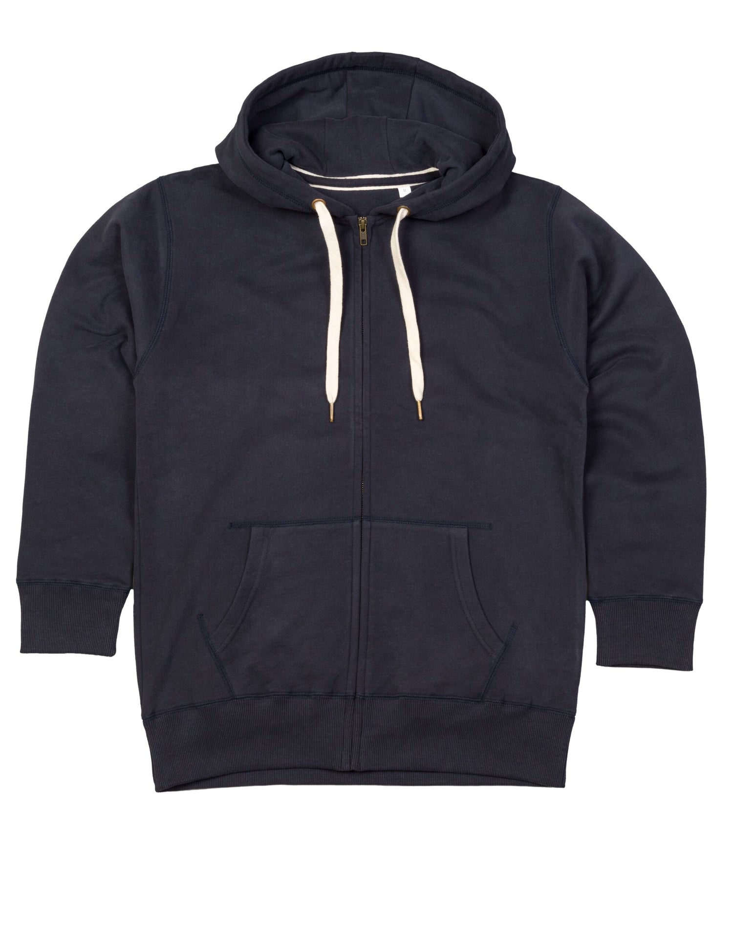 Mantis Mens Superstar Zip Hoodie M83 - Dark Navy - Customisable Hoodies