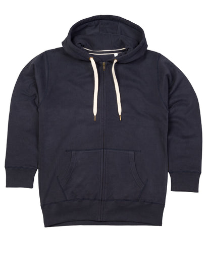 Mantis Mens Superstar Zip Hoodie M83 - Dark Navy - Customisable Hoodies