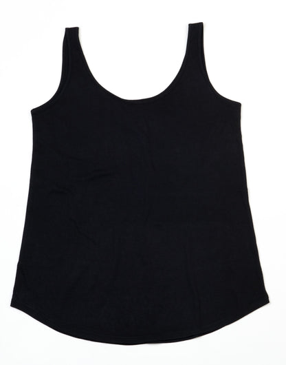 Mantis Womens Loose Fit Vest M92 - Black - Customisable T-Shirts