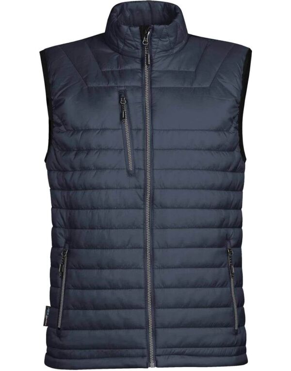 Stormtech Men Gravity Thermal Bodywarmer PFV-2 - Navy Charcoal - Customisable Bodywarmer