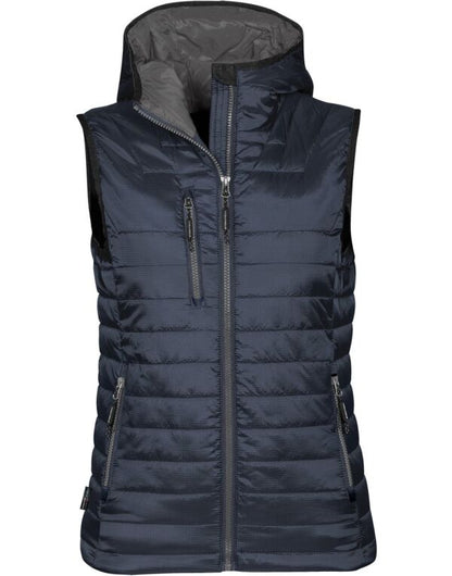 Stormtech Lady Gravity ThermalBodywarmer PFV-2W - Navy Charcoal - Customisable Bodywarmer