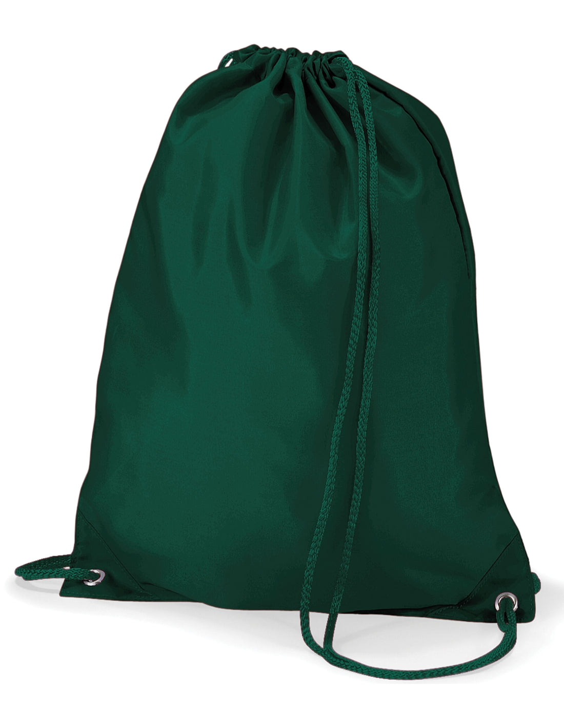 Quadra Gymsac qd17 - Bottle Green O S - Customisable Bags