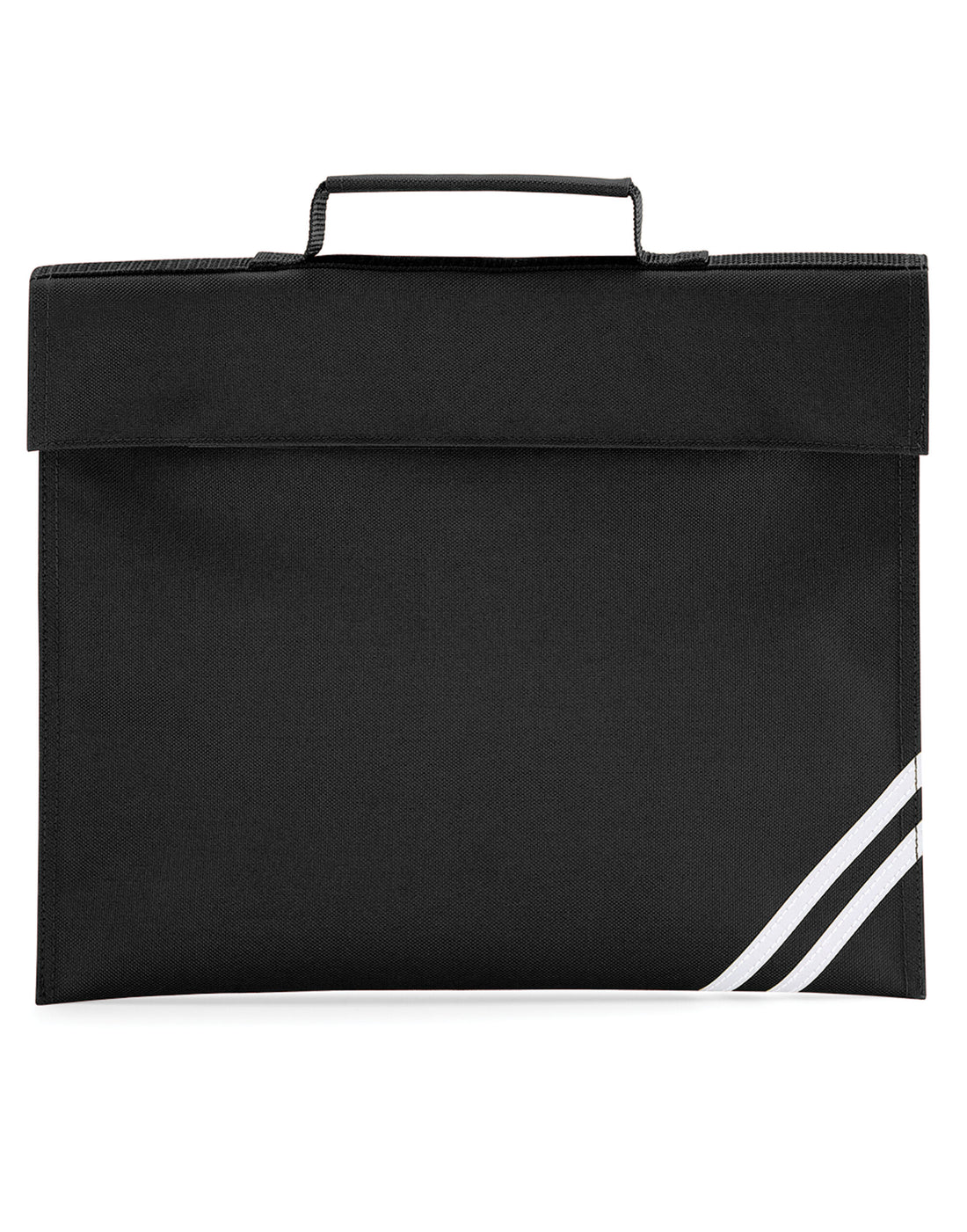 Quadra Classic Book Bag QD456 - Black O S - Customisable Bags