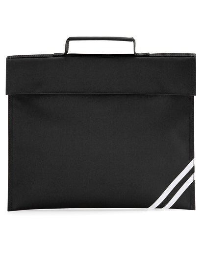 Quadra Classic Book Bag QD456 - Black O S - Customisable Bags