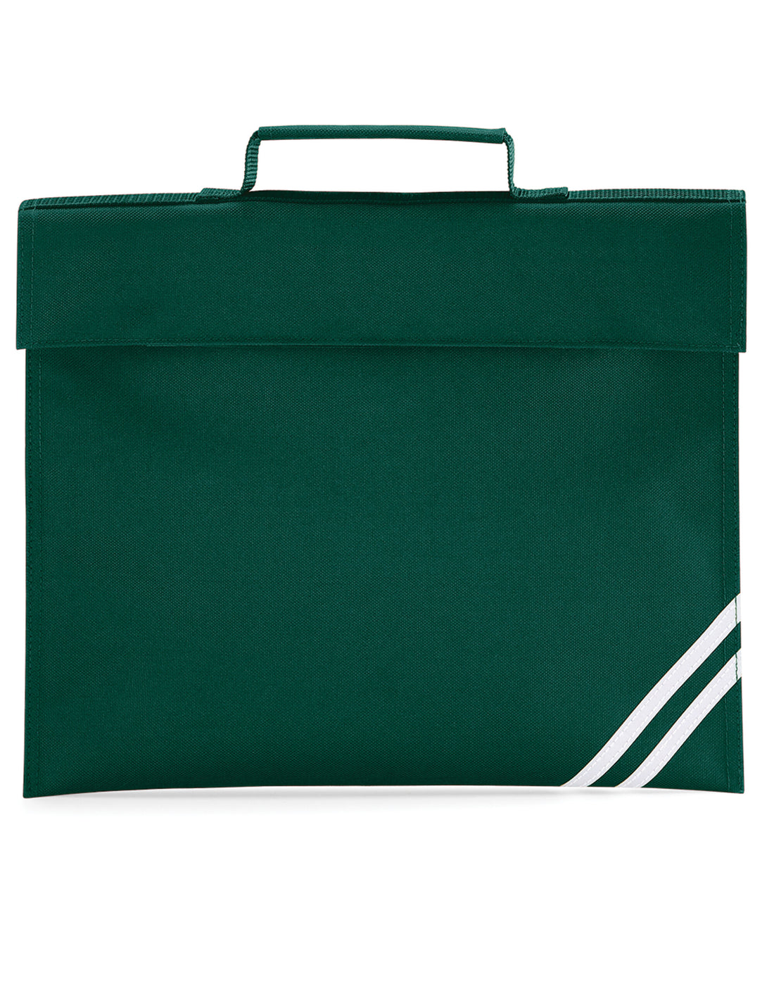Quadra Classic Book Bag QD456 - Bottle Green O S - Customisable Bags