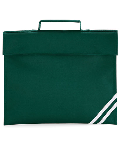 Quadra Classic Book Bag QD456 - Bottle Green O S - Customisable Bags