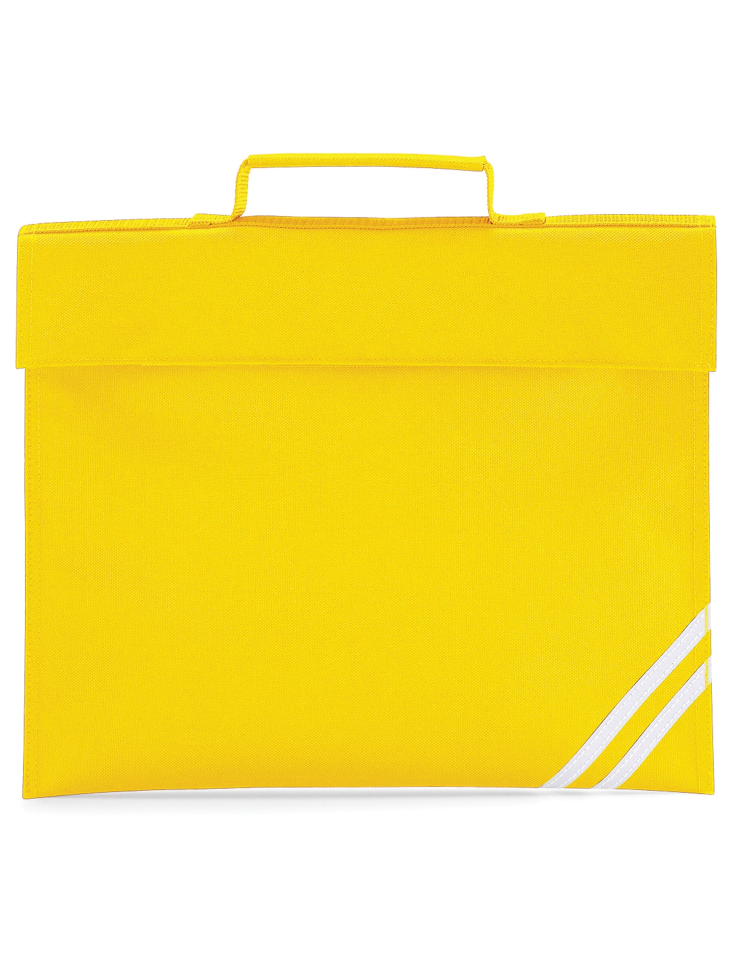 Quadra Classic Book Bag QD456 - Yellow O S - Customisable Bags