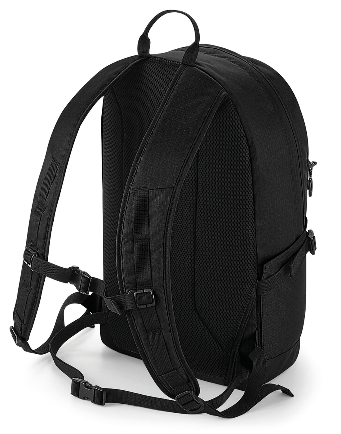 Quadra Everyday Outdoor 20L Backpack qd520 - Black O S - Customisable Bags