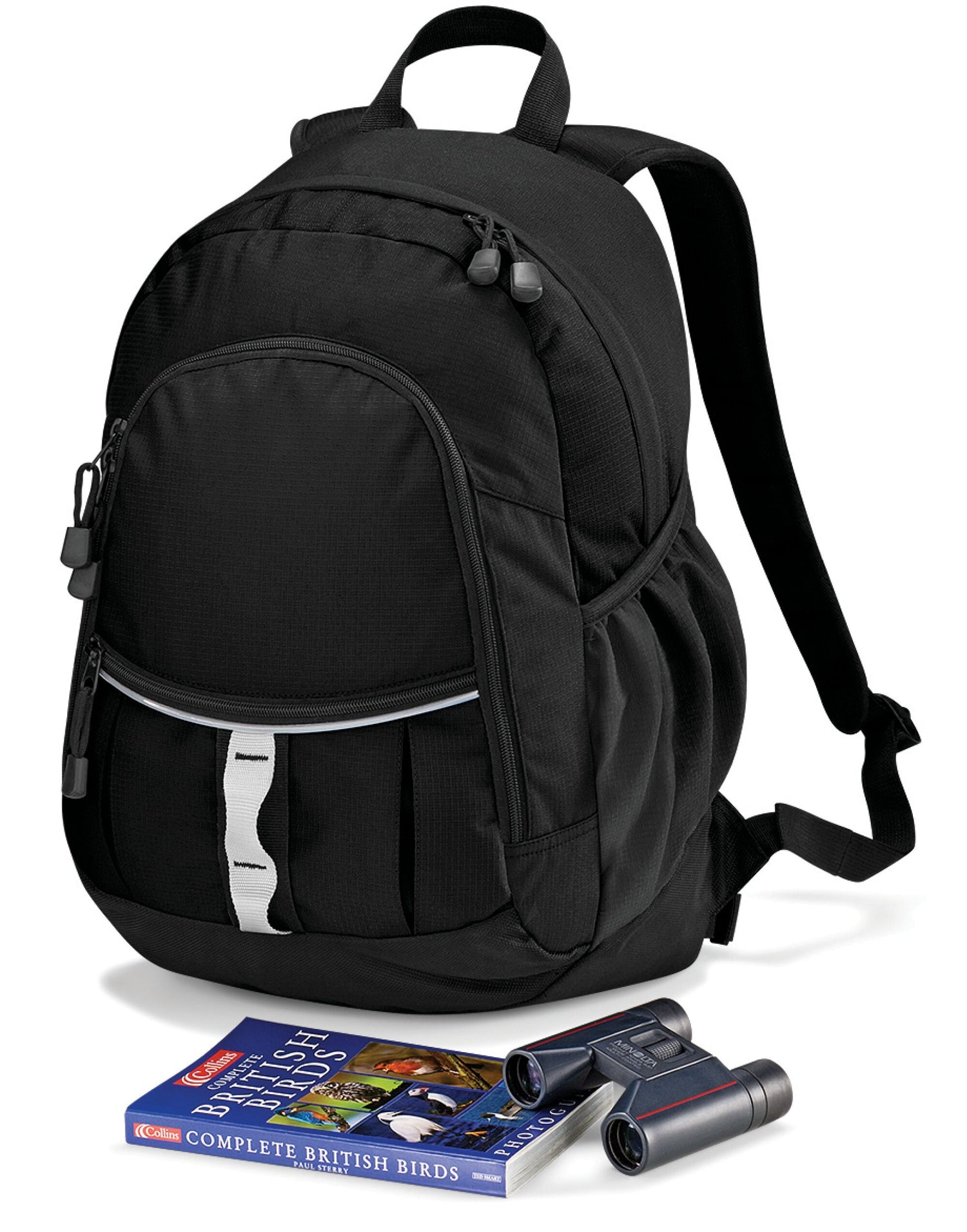 Quadra Persuit Backpack qd57 - Black O S - Customisable Bags