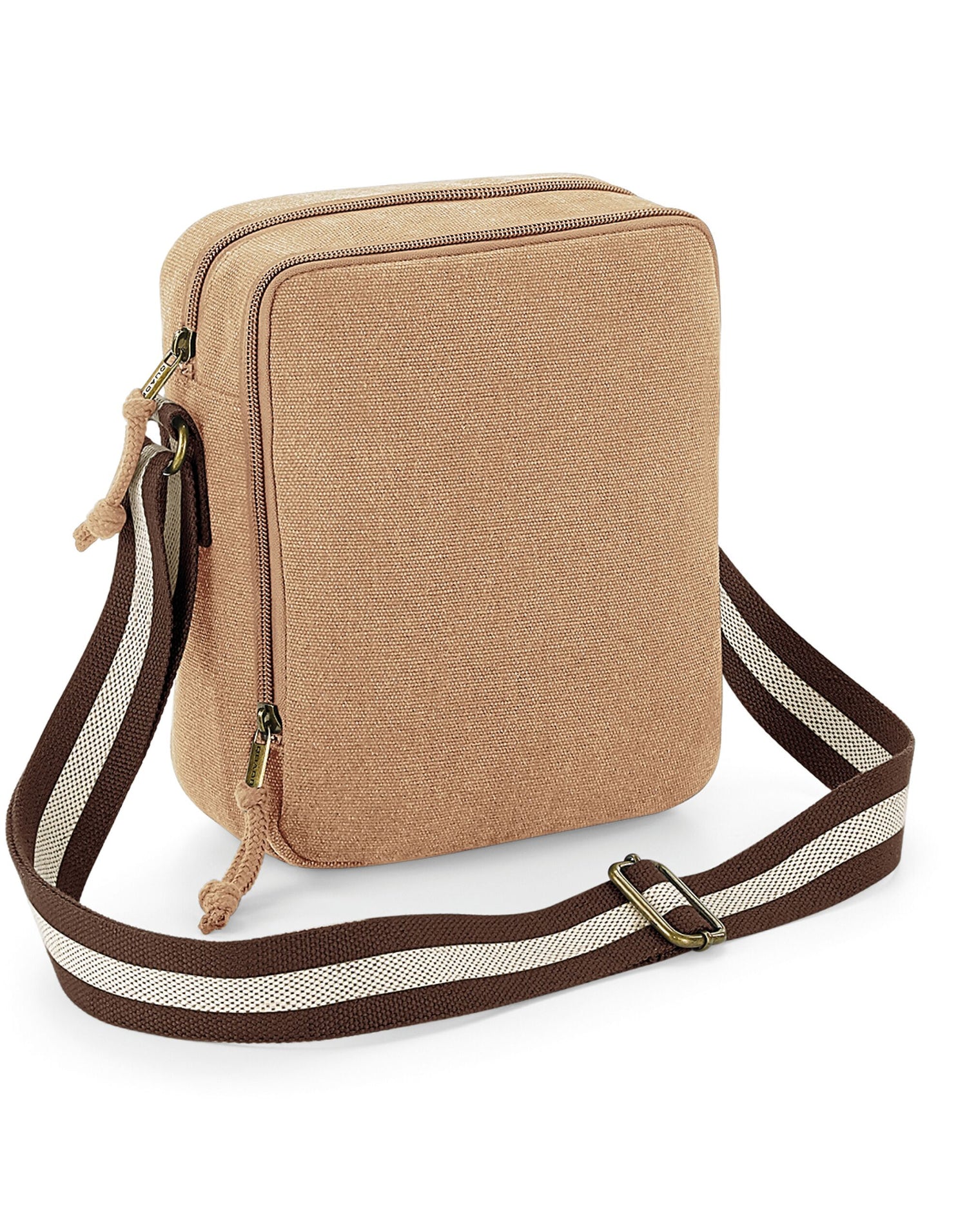 Quadra Vintage Canvas Mini Reporter qd614 - Sahara O S - Customisable Bags